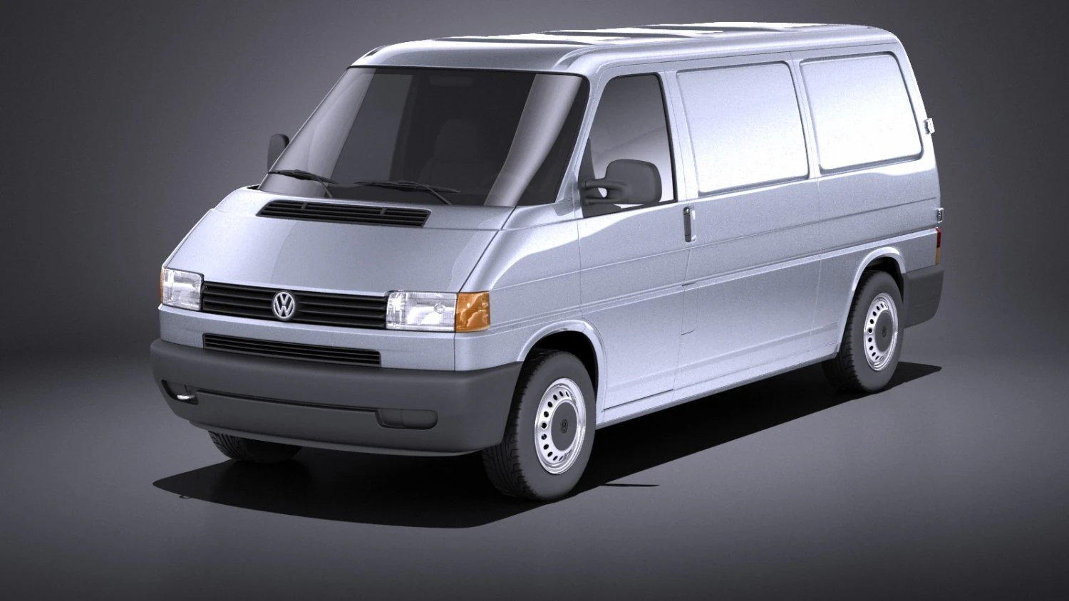 Volkswagen T4 Van 1990-2003 vray 3D Model .c4d .max .obj .3ds .fbx .stl .blend 