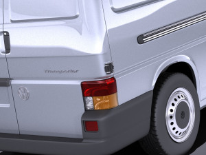 Volkswagen T4 Van 1990-2003 vray Modelo 3D