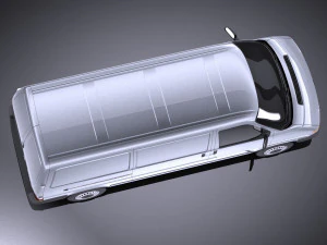 Volkswagen T4 Van 1990-2003 vray 3D Model