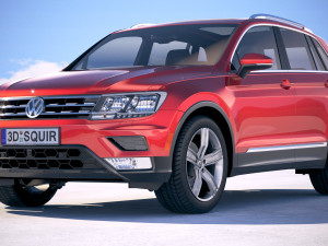 Volkswagen Tiguan USA 2018 3D Model