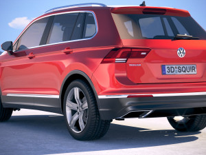 Volkswagen Tiguan USA 2018 3D Model