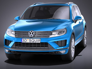Volkswagen Touareg 2015 vray 3D Modell