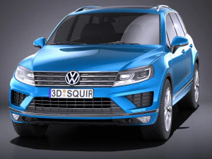 Volkswagen Touareg 2015 vray 3D Model