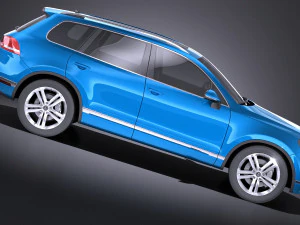Volkswagen Touareg 2015 vray 3D Model
