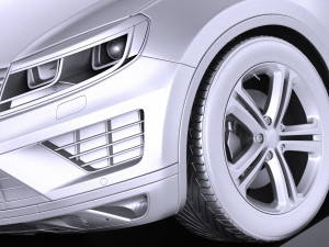 Volkswagen Touareg 2015 vray 3D Modell