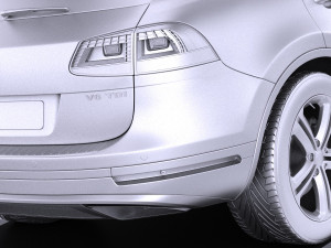 Volkswagen Touareg 2015 vray 3D Modell