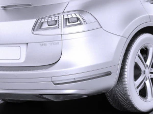 Volkswagen Touareg 2015 vray 3D Model