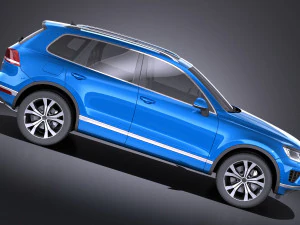 Volkswagen Touareg 2016 vray 3D Model