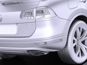 Volkswagen Touareg 2016 vray 3D 모델