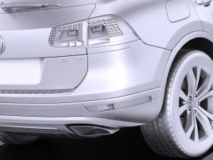 Volkswagen Touareg 2016 vray 3D Model