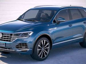 Volkswagen Touareg 2019 3D Model
