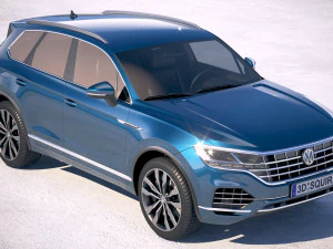 Volkswagen Touareg 2019 Modelo 3D