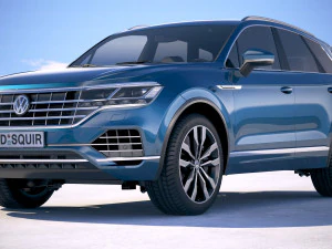 Volkswagen Touareg 2019 Modelo 3D