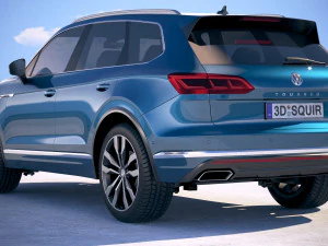 Volkswagen Touareg 2019 Modelo 3D