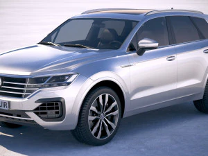 Volkswagen Touareg linha R 2019 Modelo 3D