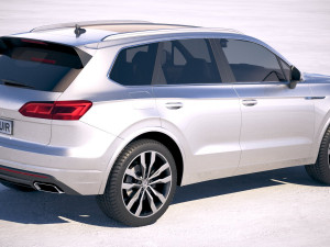 Volkswagen Touareg R-line 2019 3D Model