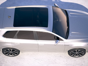 Volkswagen Touareg R-line 2019 3D Model