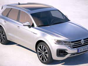 Volkswagen Touareg R-line 2019 3D Model
