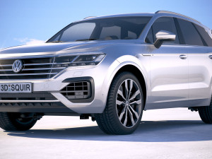 Volkswagen Touareg R-line 2019 3D Model