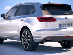 Volkswagen Touareg R-line 2019 3D Model
