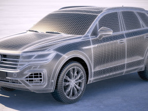 Volkswagen Touareg R-line 2019 3D Model