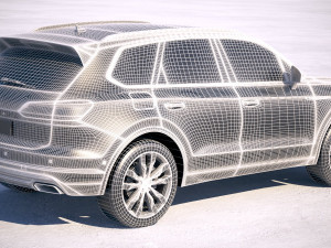 Volkswagen Touareg R-line 2019 3D Model