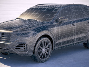 Volkswagen Touareg R-line 2019 3D Model