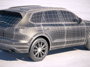 Volkswagen Touareg R-line 2019 3D Model