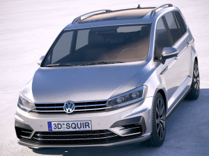 Volkswagen Touran R-line 2018 Modelo 3D