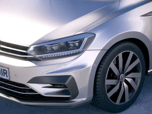 Volkswagen Touran R-line 2018 3D Model