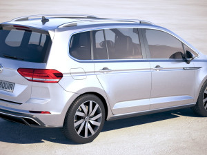 Volkswagen Touran R-line 2018 Modelo 3D