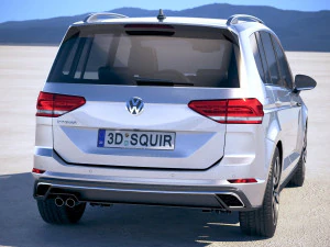 Volkswagen Touran R-line 2018 3D Model