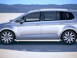 Volkswagen Touran R-line 2018 3D Model