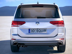 Volkswagen Touran R-line 2018 3D Model