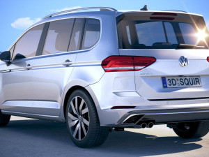 Volkswagen Touran R-line 2018 Modelo 3D