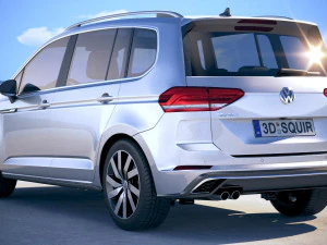 Volkswagen Touran R-line 2018 3D Model