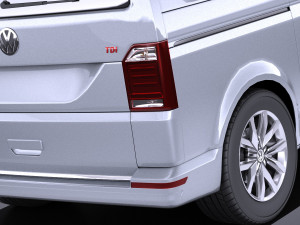 Volkswagen Transporter Multivan T6 2016 vray Model 3D