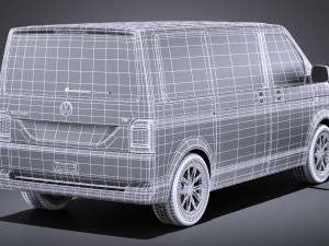 Volkswagen Transporter Multivan T6 2016 vray Model 3D