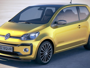 Volkswagen Up 3-door 2018 Modelo 3D