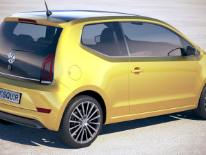 Volkswagen Up 3-door 2018 3D-Modell