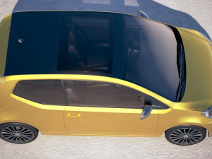 Volkswagen Up 3-door 2018 3D-Modell