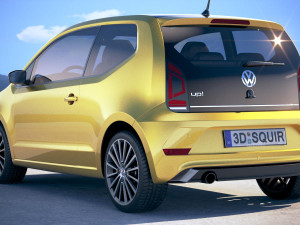 Volkswagen Up 3-door 2018 3D-Modell