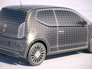 Volkswagen Up 3-door 2018 3D-Modell