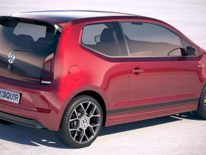 Volkswagen Up GTI 3-door 2018 3D Model