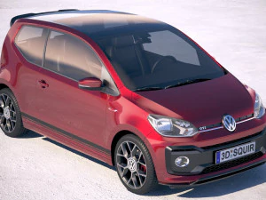 Volkswagen Up GTI 3-door 2018 3D Model