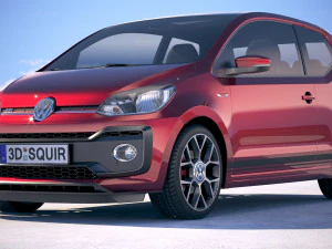 Volkswagen Up GTI 3-door 2018 3D Model