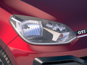 Volkswagen Up GTI 3-door 2018 3D Model