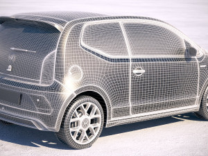 Volkswagen Up GTI 3-door 2018 3D Model
