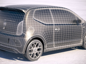 Volkswagen Up GTI 3-door 2018 3D Model
