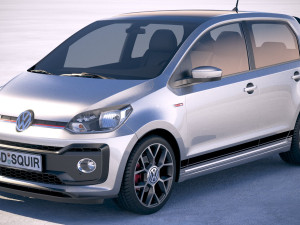 Volkswagen Up GTI 5-door 2018 3D Model